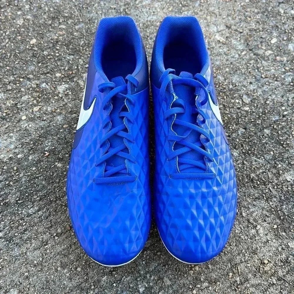 Nike Tiempo Legend 8 Club FG Hyper Royal Blue/White Men’s Sz 13 - Picture 3 of 11
